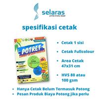 Gambar Print Cetak Kertas HVS A3+ 1 Sisi Full Colour Selaras Printing - HVS 80gsm dari Selaras Printing undefined 2 Tokopedia