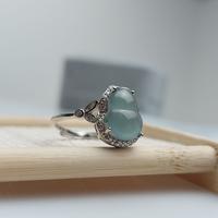 Gambar CINCIN BATU GIOK ASLI NATURAL JADEITE HIJAU KEBIRUAN PREMIUM TYPE A dari masterpride undefined 1 Tokopedia