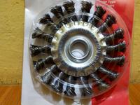 Gambar Sikat Kawat Piring Kepang 4 inch YAMATO Twisted Knot Wire Brush Wheel dari Perkakas Batam undefined 2 Tokopedia