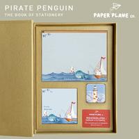 Gambar Mini Stationery Card Gift Set "Pirate Penguin" Hadiah Kado Custom Nama dari Paper Plane Co undefined 2 Tokopedia