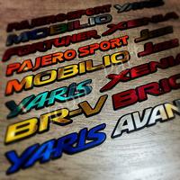 Gambar Emblem Timbul 3d Custom Bebas Laser Cutting Car Motorcycle - CANDY TUORQIES dari Hobby-Part undefined 3 Tokopedia