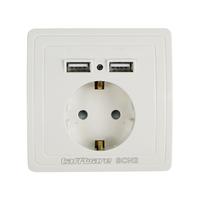 Gambar Colokan Dinding / Stop Kontak Universal EU Plug & 2 USB Port - SCN2 Kabel Plastik dari Jayabaadi undefined 2 Tokopedia
