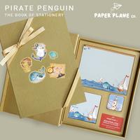 Gambar Mini Stationery Card Gift Set "Pirate Penguin" Hadiah Kado Custom Nama dari Paper Plane Co undefined 1 Tokopedia