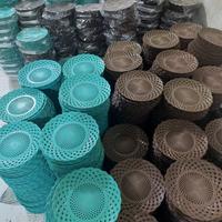 Gambar Piring Rotan Anyaman Plastik 1Lusin 12pcs dari PURNAMA56 undefined 2 Tokopedia
