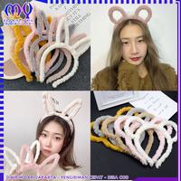 Gambar Bando Karakter Hewan Bulu Halus Bando Cosplay Motif Telinga Kucing - CAT OFF WHITE dari Mynoona Toona undefined 1 Tokopedia