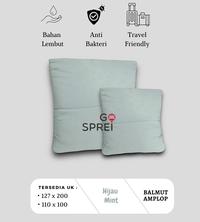 Gambar Balmut Gembul 2 in 1 Bantal Selimut Kepala Tidur Travel Dewasa Anak - HIJAU MINT, 127 X 200 dari Gosprei undefined 5 Tokopedia