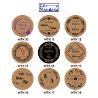 Gambar Cetak Label Souvenir Pernikahan Custom Kraft 1 Sisi Hang Tag Wedding - 6 x 6 cm dari Citra Mandaka Printing undefined 3 Tokopedia