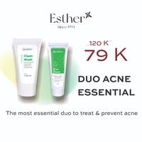 Gambar Esther Duo Acne Essential - Paket Acne Obat Jerawat Set With Face Wash dari esther cosmetic undefined 1 Tokopedia