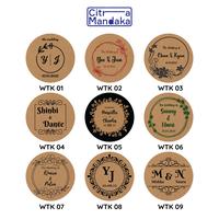 Gambar Cetak Label Souvenir Pernikahan Custom Kraft 1 Sisi Hang Tag Wedding - 6 x 6 cm dari Citra Mandaka Printing undefined 2 Tokopedia