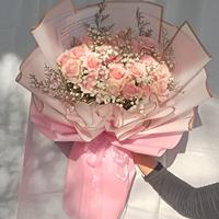 Gambar buket bunga mawar pink dari Galery Bunga Jual_Beli undefined 1 Tokopedia