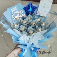 Gambar Buket coklat ferrero rocher | buket wisuda / ulang tahun / anniversary - 10 pcs, Chocolate Only dari La Fleuriste undefined 4 Tokopedia