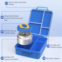Gambar YUMMY BOX BENTO SOUP CONTAINER OMIE 777561 - Biru dari Rizalkaa Official Shop undefined 1 Tokopedia