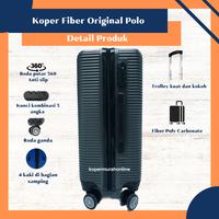 Gambar Tas travel bag 24 inch koper fiber Polo Twin - Dark Grey dari Votrevalise Shop undefined 2 Tokopedia