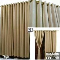 Gambar Gorden Jendela Hordeng Minimalis Tirai Curtain Gorden bandung decor - Blue, L135cm x T150cm dari Gorden Bandung Decor undefined 4 Tokopedia