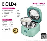 Gambar BOLDe Low Carbo Less Sugar Celica 1.2L - Rice Cooker Fungsi 10 in 1 - Tosca dari Doyanmasak.id undefined 2 Tokopedia