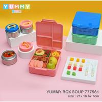 Gambar YUMMY BOX BENTO SOUP CONTAINER OMIE 777561 - Biru dari Rizalkaa Official Shop undefined 5 Tokopedia