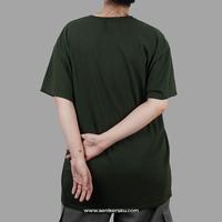 Gambar Travis Scott CJ Logo II Washed Olive Tee (100% Authentic) - M dari Senikersku undefined 3 Tokopedia