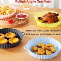 Gambar Air Fryer Silicone Pot Model Bulat Round Oven Food Grade Tahan Panas - Merah Muda dari EllizaMustikashop undefined 1 Tokopedia