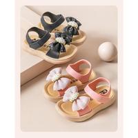 Gambar Sandal Sendal Anak bayi cewek Perempuan Branded keren Import 1-6 tahun - BLACK, 23 dari MommyChic undefined 4 Tokopedia