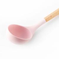 Gambar SPATULA CYPRUZ Utensil Turner Lubang - Gagang Kayu Kepala Silicone ANTI LELEH ANTI LUMER - SOLID TURNER, Abu-abu dari TOKO JAWA ELECTRIK undefined 4 Tokopedia