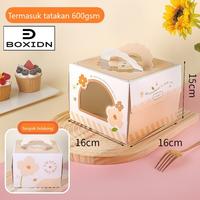 Gambar Box Kue 16x16 x15cm Dus Kue Kotak Kue Tart Box Kue Ultah Sovenir Ultah - Planet Merah dari Boxidn undefined 1 Tokopedia