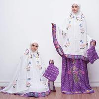 Gambar mukena putih encim 01 pekalongan - Ungu dari Nely Nurhayati undefined 2 Tokopedia