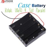 Gambar Tempat Dudukan Baterai 18650 Battery Holder 2/3/4x3.7V Koneksi Paralel - 2 Slot dari Rudi Story undefined 1 Tokopedia
