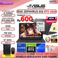 Gambar ASUS ROG ZEPHYRUS G16 GU603VV RTX4060 I9 13900H 32GB 1TB SSD 240Hz 16" - Standar, 16GB dari ROGS STORE undefined 1 Tokopedia