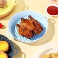 Gambar Air Fryer Silicone Pot Model Bulat Round Oven Food Grade Tahan Panas - Merah Muda dari EllizaMustikashop undefined 4 Tokopedia