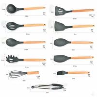 Gambar SPATULA CYPRUZ Utensil Turner Lubang - Gagang Kayu Kepala Silicone ANTI LELEH ANTI LUMER - SOLID TURNER, Abu-abu dari TOKO JAWA ELECTRIK undefined 3 Tokopedia