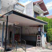 Gambar kanopi rangka baja ringan atap alderon singgel dan plavon pvc dari kanopi baja dan rangka atap undefined 4 Tokopedia