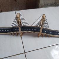 Gambar miniatur jembatan jalan suramadu stick eskrim prakarya seni hiasan dari Ibn zami undefined 1 Tokopedia