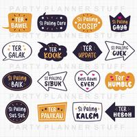 Gambar Fun props reuni photobooth property tema reuni acc reuni custom text fun props reuni aksesoris foto reuni perak reuni emas - Standard a5 dari Partyplannerstuff undefined 1 Tokopedia