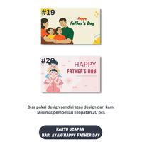 Gambar Kartu Hampers Hari Ayah Father Day | Gift Card Hari Ayah Father Day - +RUBAH DESAIN dari Bicara Hati undefined 4 Tokopedia