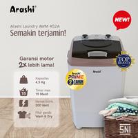 Gambar Mesin Cuci Portable Arashi AWM 451A 4.5kg AWM451A Garansi Resmi - 452 prime baru dari CC ELEKTRONIK undefined 1 Tokopedia