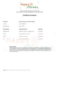 Gambar Happy Green Rose Geranium Floral Water (30 ml) - Hydrosol Distillate - 30 ml dari Happy Green Garden - JKT undefined 2 Tokopedia