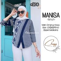 Gambar Batik wanita terbaru manisa tenun ori troso blouse casual baju kerja - #122 dari Nalla Fashion undefined 4 Tokopedia