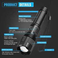 Gambar Senter LED Zoom Mini Hunting Berburu Super Terang dari Shiatsu Light Center undefined 2 Tokopedia