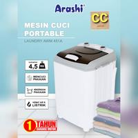 Gambar Mesin Cuci Portable Arashi AWM 451A 4.5kg AWM451A Garansi Resmi - 452 prime baru dari CC ELEKTRONIK undefined 2 Tokopedia