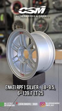 Gambar Velg Enkei RPF1, R18. PCD 6x139.7 for Fortuner, Pajero, MU-X dll dari CSM AUTOSERVICE AND TIRES undefined 4 Tokopedia