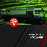 Gambar Miniatur Kereta Api Indonesia Mainan Seri Lokomotif Kereta 201 - LOKO 201A dari sabilcreativestore undefined 5 Tokopedia