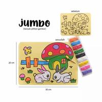 Gambar (JUMBO)Mewarnai Lukis Pasir Mainan Edukasi anak,Sand Art wa dari Khalidmelly13 undefined 1 Tokopedia