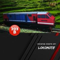 Gambar Miniatur Kereta Api Indonesia Mainan Seri Lokomotif Kereta 206 - LOKO 206A dari sabilcreativestore undefined 3 Tokopedia