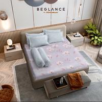 Gambar BEGLANCE Sprei Fitted Bamboo Silk Super Soft Premium T40 (5in1) Becca Sarung Bantal Guling [KAMAR RUMAHKU] - 160 x 200 dari Kamar Rumahku undefined 1 Tokopedia