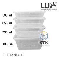Gambar Thinwall LUX Rectangle 650 ML Kotak Makan Plastik Food Container dari Toko KTK undefined 2 Tokopedia