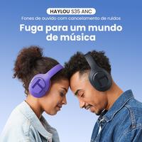 Gambar Haylou S35 ANC Headphone Berkualitas dengan Fitur Active Noise Cancel - Dark Blue dari Haylou Indonesia Store undefined 5 Tokopedia