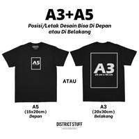 Gambar Districtstuff Kaos Custom Sablon 2 SISI Foto dan Gambar Satuan DTF - A4 + A5, S-Panjang dari District Stuff undefined 2 Tokopedia