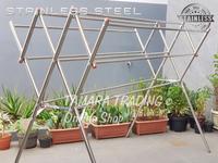 Gambar JEMURAN PAKAIAN STAINLESS STEEL JUMBO 180 CM ANTI KARAT BINA KARYA dari THERESA TRADING undefined 4 Tokopedia