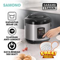Gambar SAMONO Rice Cooker Penanak Nasi MagicCom Teflon Anti Lengket SW-RCEC18 dari SAMONO Official Store undefined 1 Tokopedia