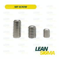 Gambar Hex Socket Grub Screw / Baut Tanam / Set Screw - M6 x 8mm dari Lean Sigma undefined 2 Tokopedia